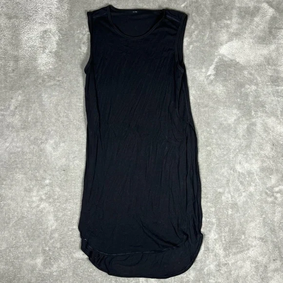 Lululemon Top Womens XS/M Black Breeze By Tunic Split Minimal Gym Active Hiking - Picture 5 of 10